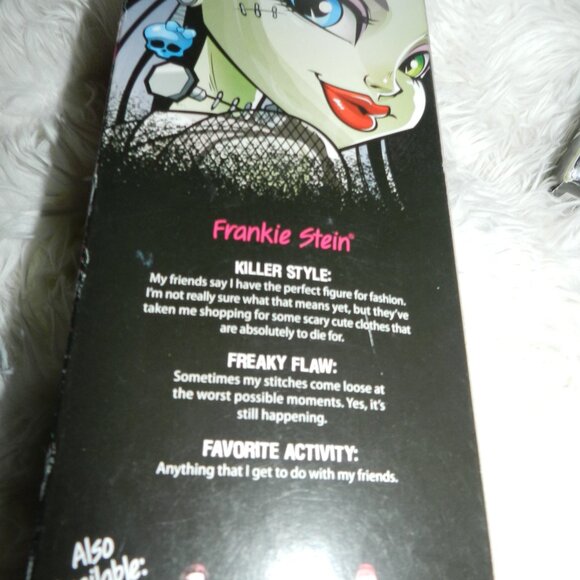 Monster High Frankie Stein Doll Sealed NIB 2015 Mattel🆕FAST😮‍💨⚡🚚 - Picture 8 of 16